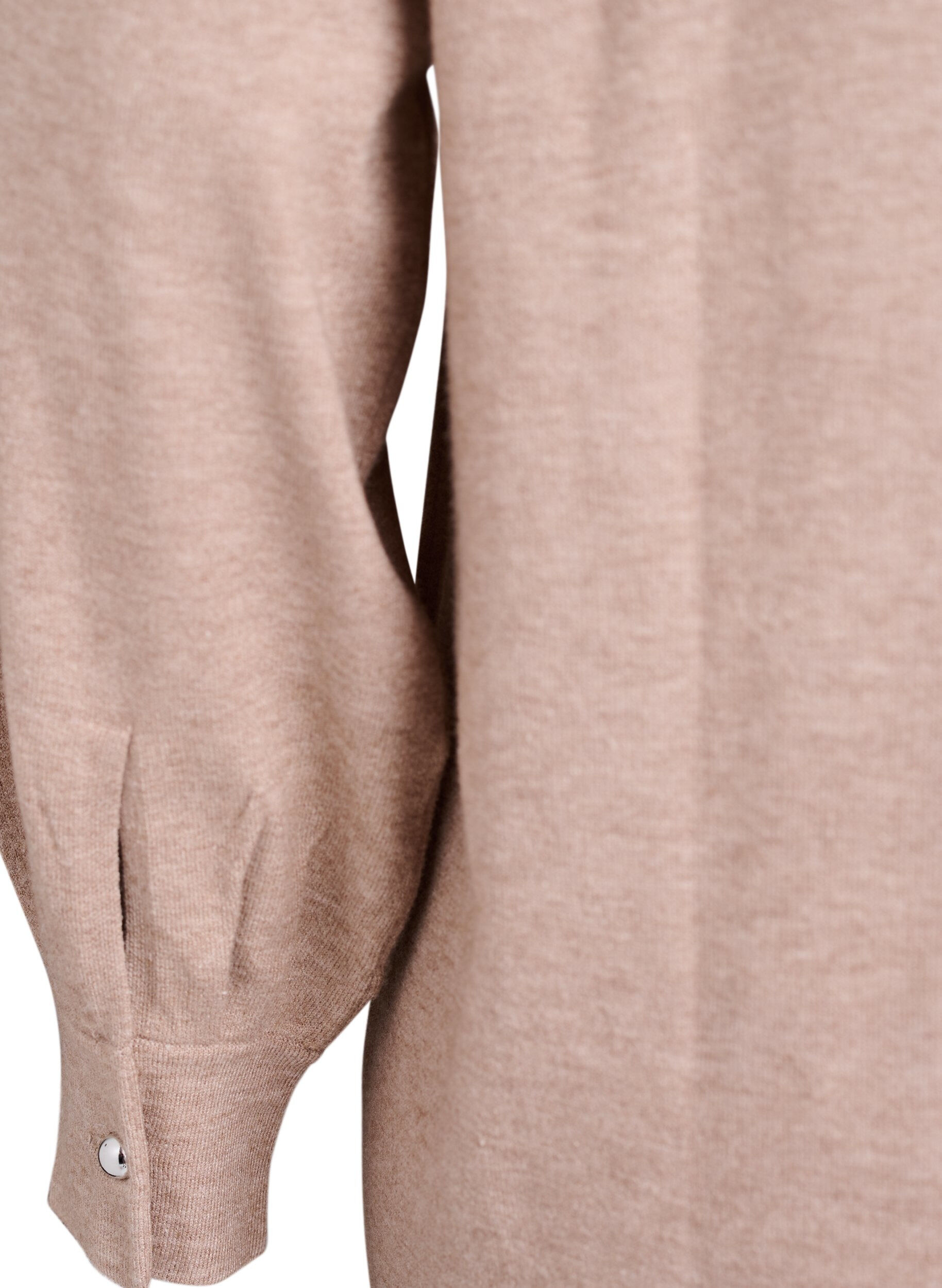 ZizziKurzes Strickkleid mit Raglan&auml;rmeln, Beige, Packshot image number 3