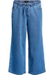 Jeans mit lockerer Passform, elastischem Bund und Tunnelzug, Blau, Packshot image number 0