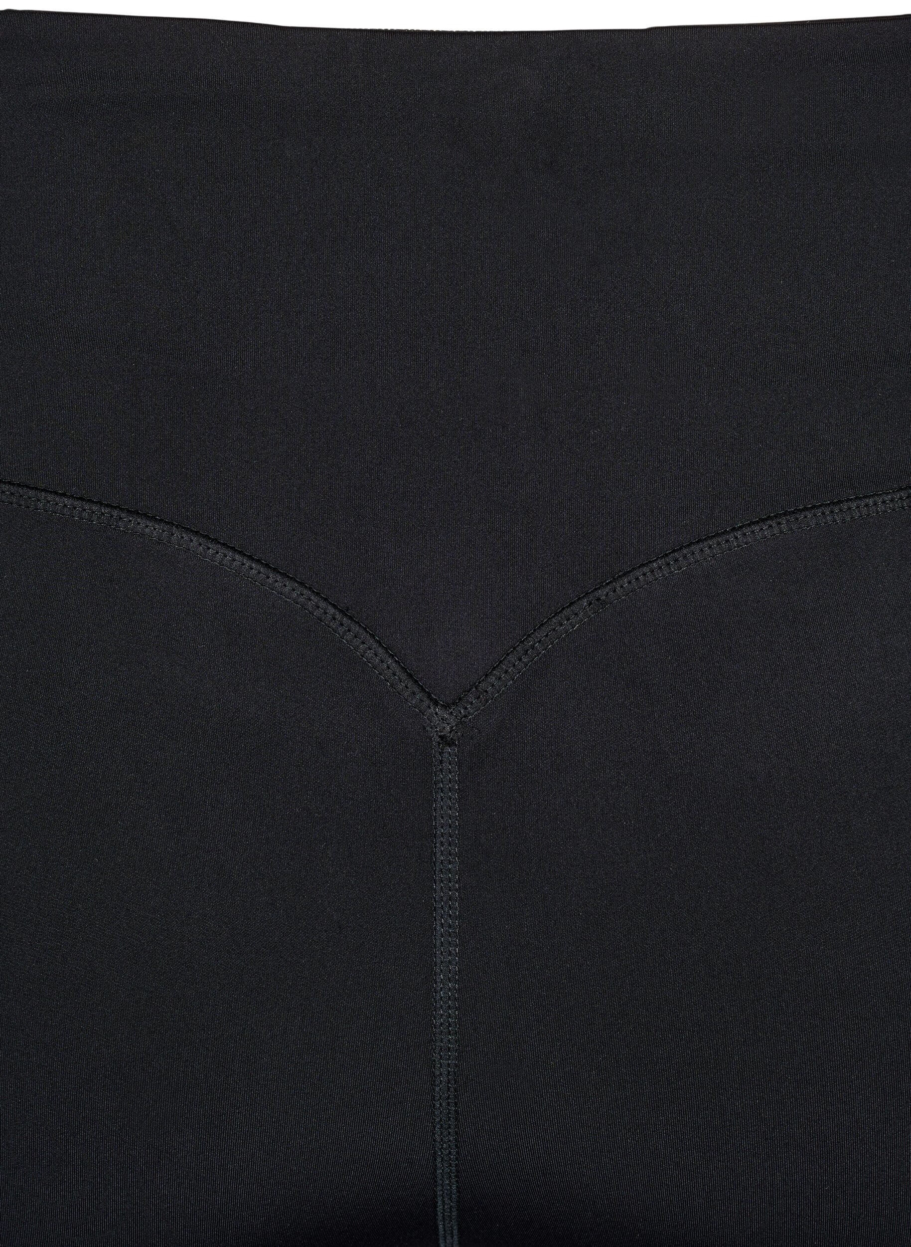 ZizziCORE, Squat-proof 3/4 Trainingsleggings mit Tasche, Schwarz, Packshot image number 3