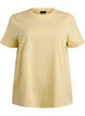 Basic-T-Shirt aus Baumwolle mit Rundhalsausschnitt, Gelb, Packshot image number 0