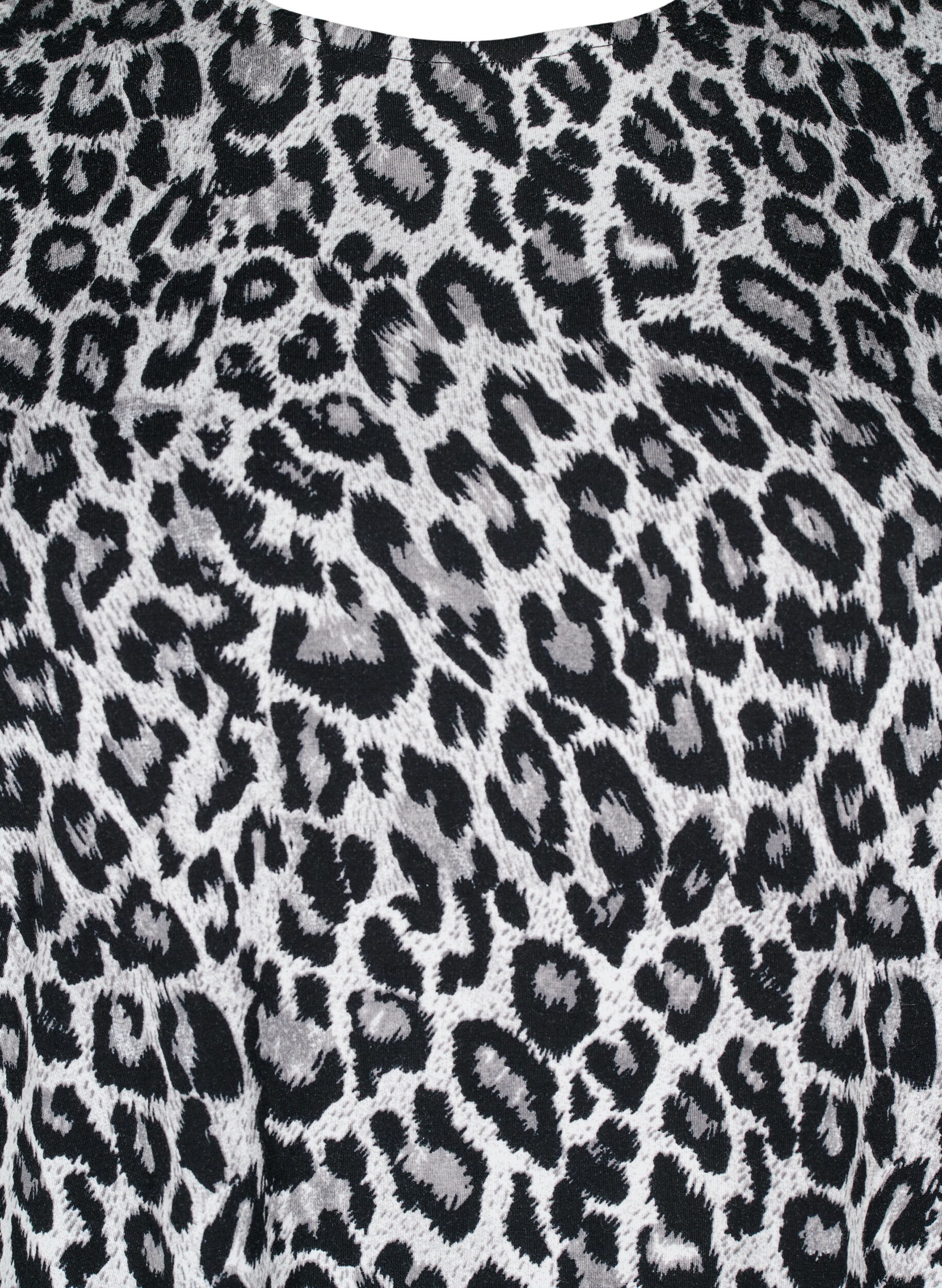 ZizziLang&auml;rmlige Bluse mit Leopardenmuster, Grau, Packshot image number 2