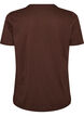 T-Shirt aus Baumwolle mit Frontprint, Braun, Packshot image number 1