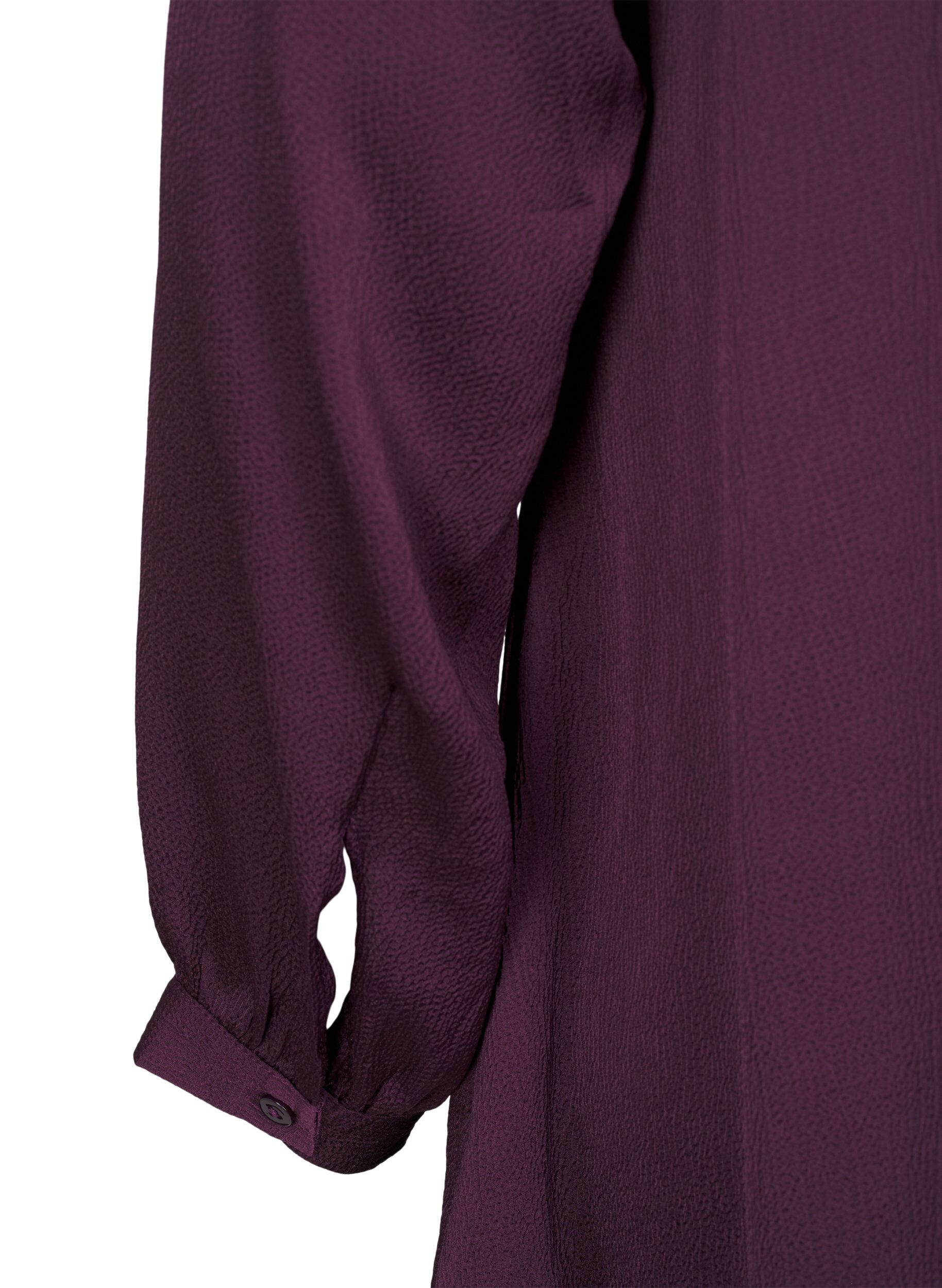 ZizziLange Bluse mit Kn&ouml;pfen und langen &Auml;rmeln, Potent Purple, Packshot image number 3