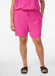 Kurze Hose mit Taschen und elastischem Bund, Rot, Model image number 0
