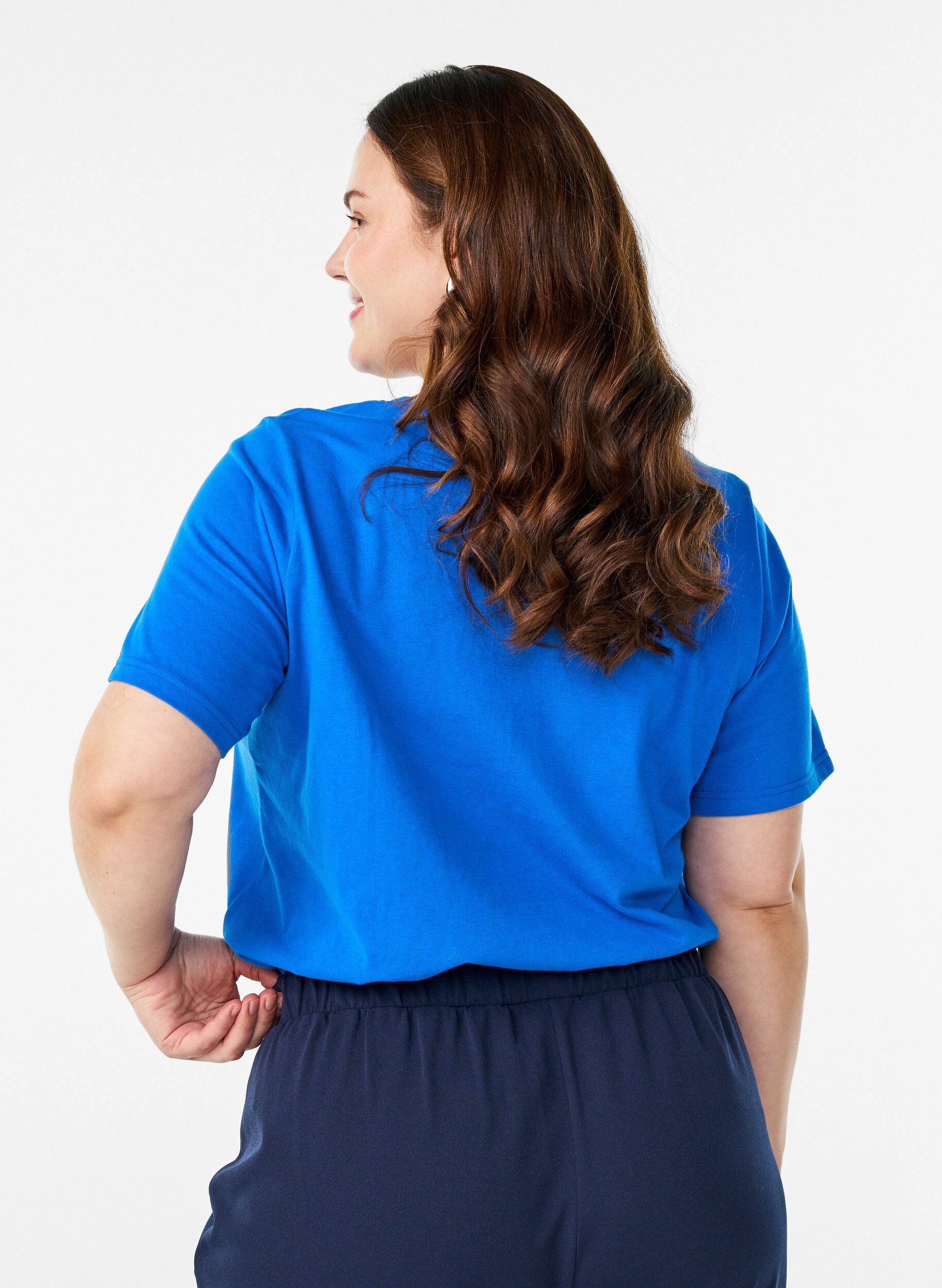 ZizziT-Shirt mit Print, Blau, Model image number 2