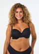 Vorgeformter T-Shirt-BH mit glatten Cups, Schwarz, Model image number 0