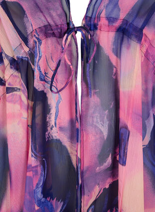 Strand-Kimono mit Druck, Purple Swirl, Packshot image number 2