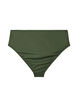 Hoch taillierter Tai-Bikini-Slip mit Golddetail, Gr&uuml;n, Packshot image number 1
