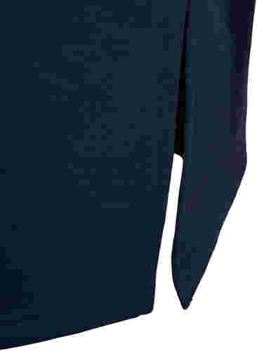Pulloverkleid mit Kapuze und Schlitz, Navy Blazer, Packshot image number 3