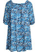 Strandkleid aus Viskose mit Print, Blau, Packshot image number 0