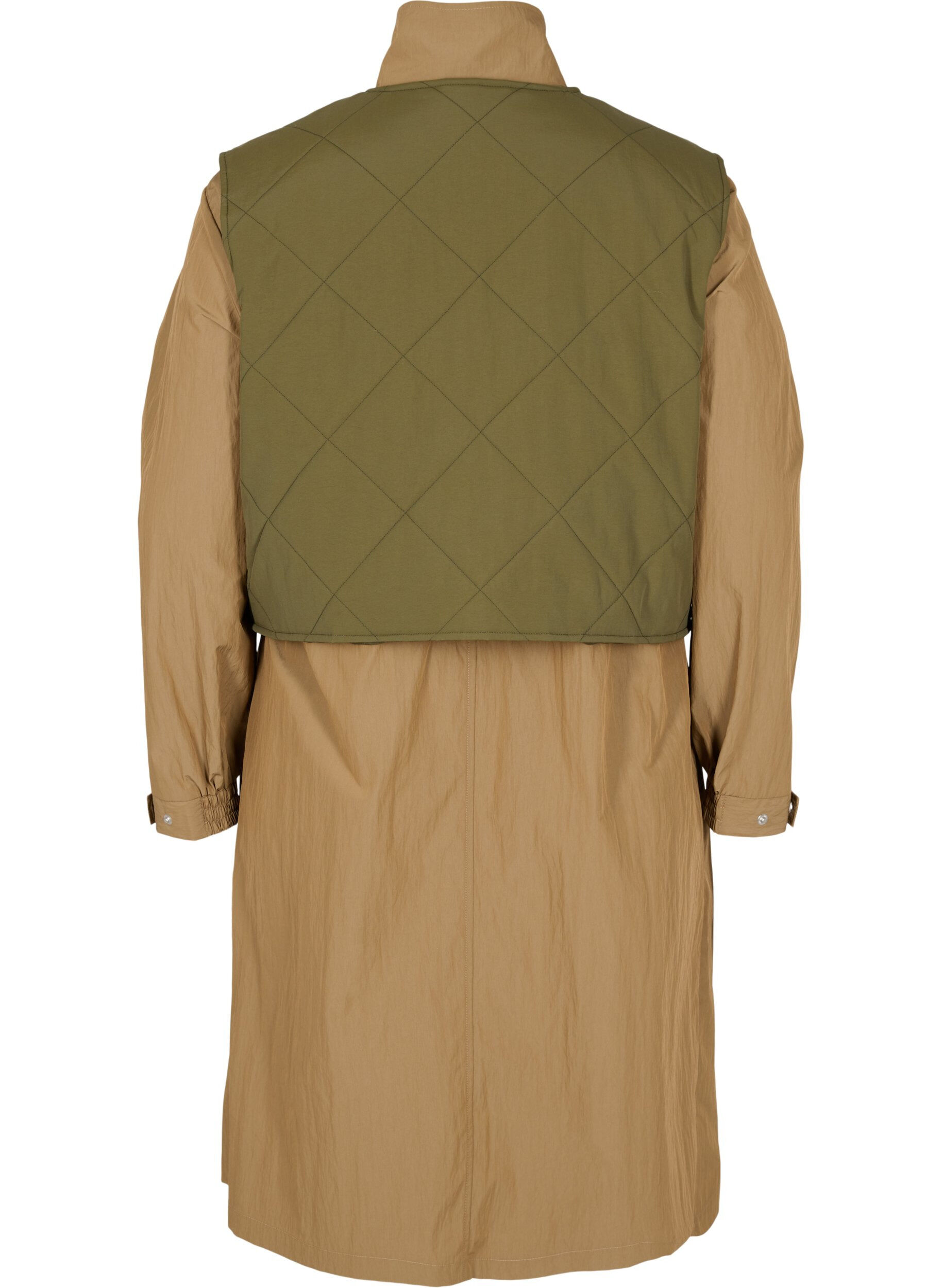 ZizziParka-Jacke mit abnehmbarer Weste, Ermine w. Grape Leaf, Packshot image number 1