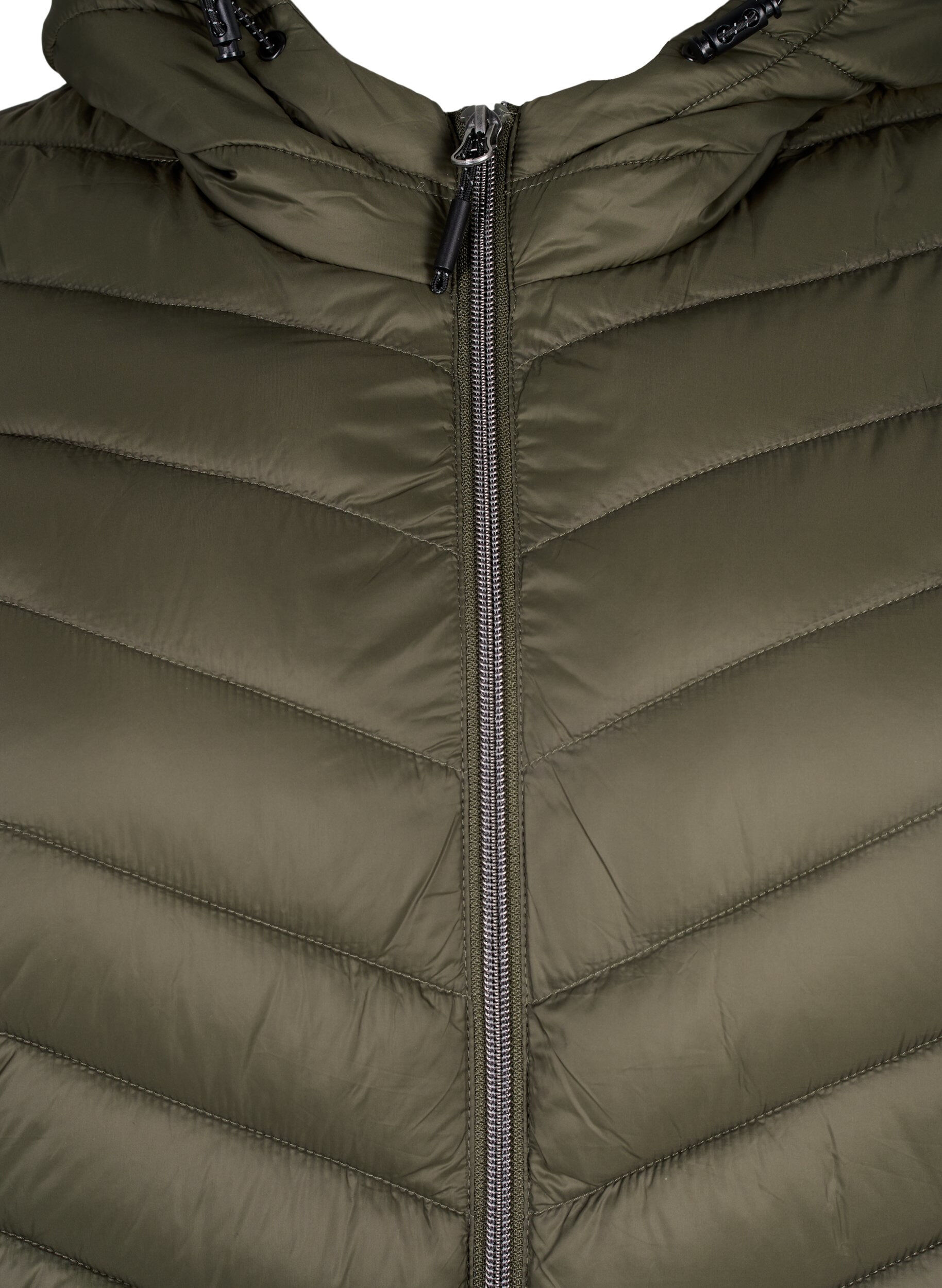 ZizziLeichte Jacke mit Kapuze, Gr&uuml;n, Packshot image number 2