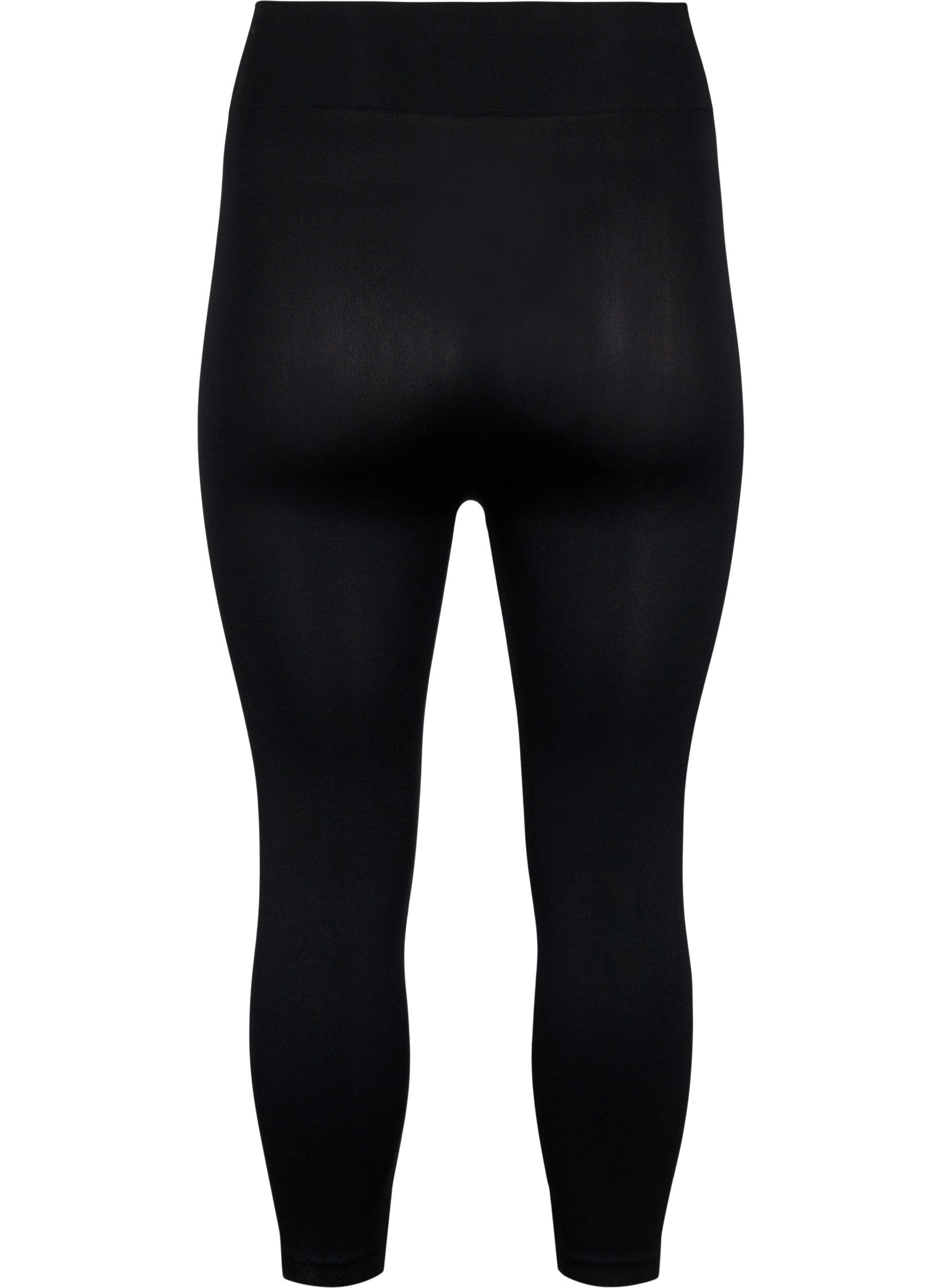 ZizziSeamless 3/4 Leggings, Schwarz, Packshot image number 1