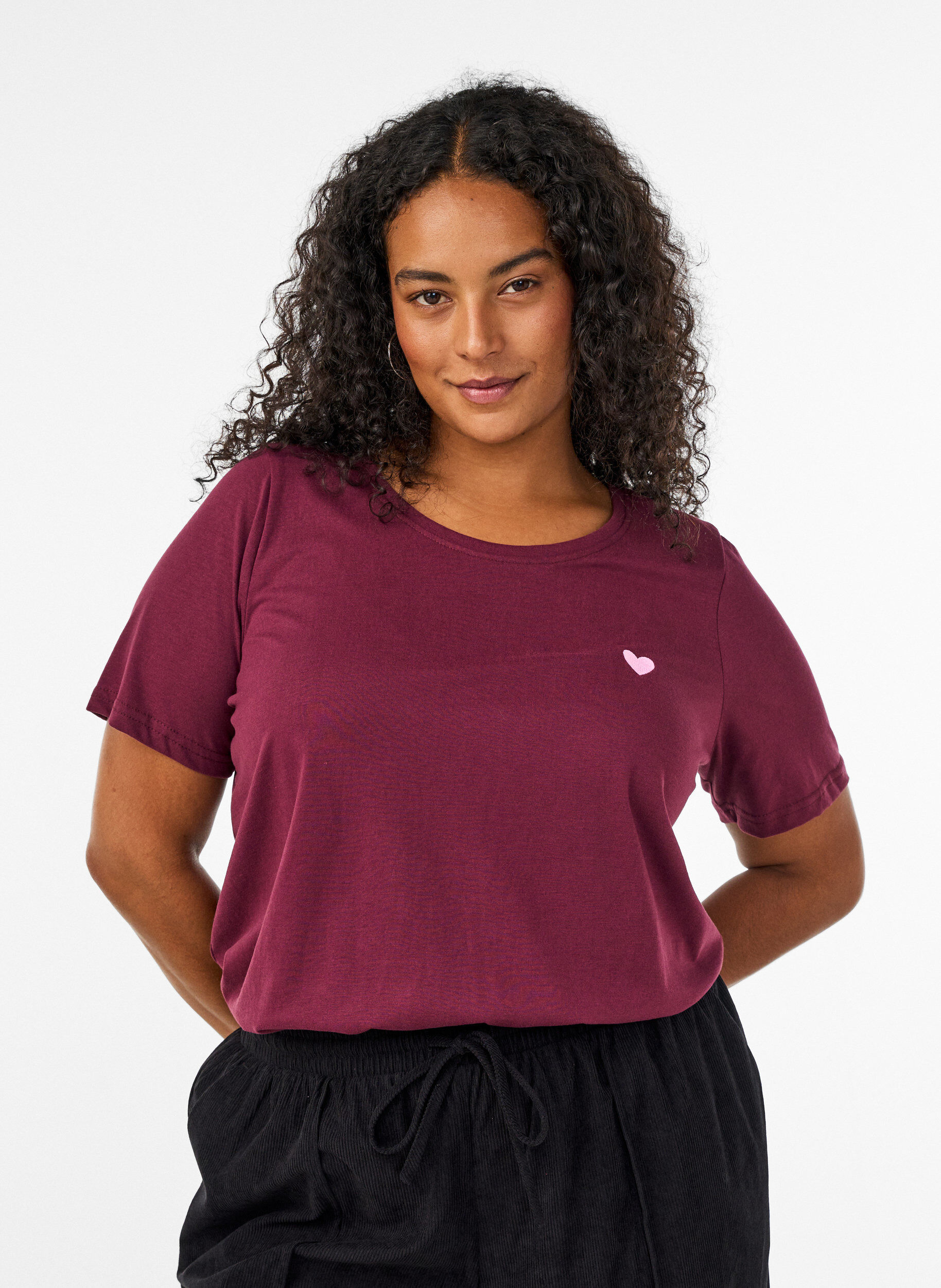 ZizziT-Shirt mit Print, Rot, Model image number 0