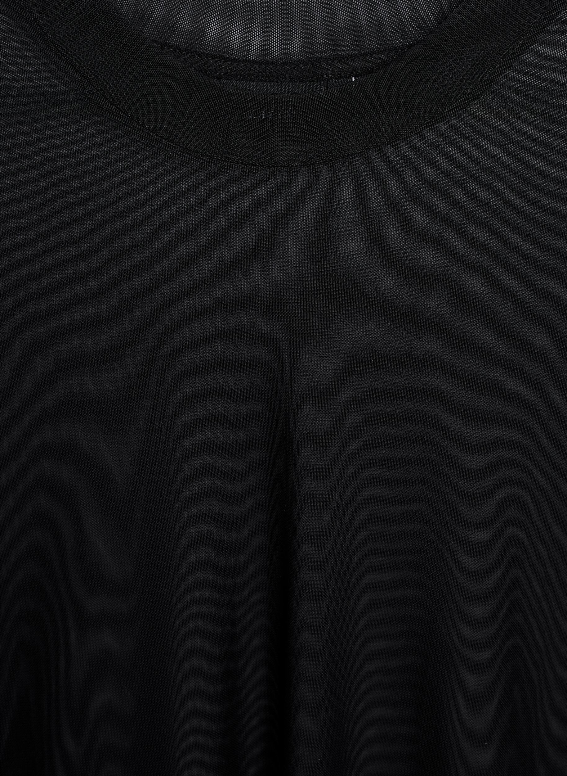 ZizziBluse aus Mesh, mit kurzen &Auml;rmeln, Schwarz, Packshot image number 2