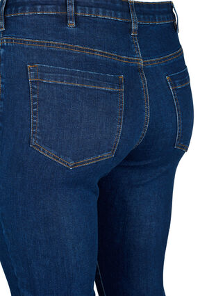 Amy Jeans mit hoher Taille und extra schlanker Passform, Dark blue, Packshot image number 3