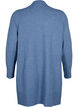 Strickjacke mit Rippenstrick und Taschen, Blau, Packshot image number 1