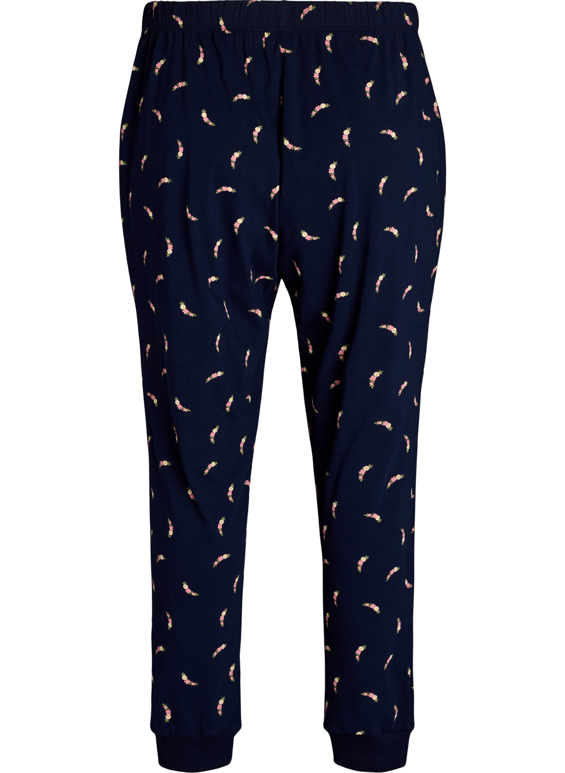 ZizziBedruckte Pyjamahose, Blau, Packshot image number 1
