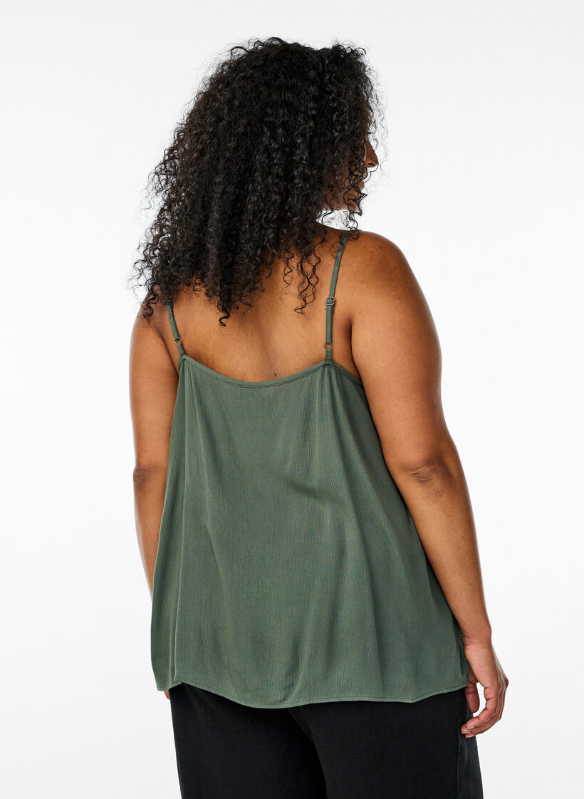 Tr&auml;gertop aus Viskose, Gr&uuml;n, Model image number 2