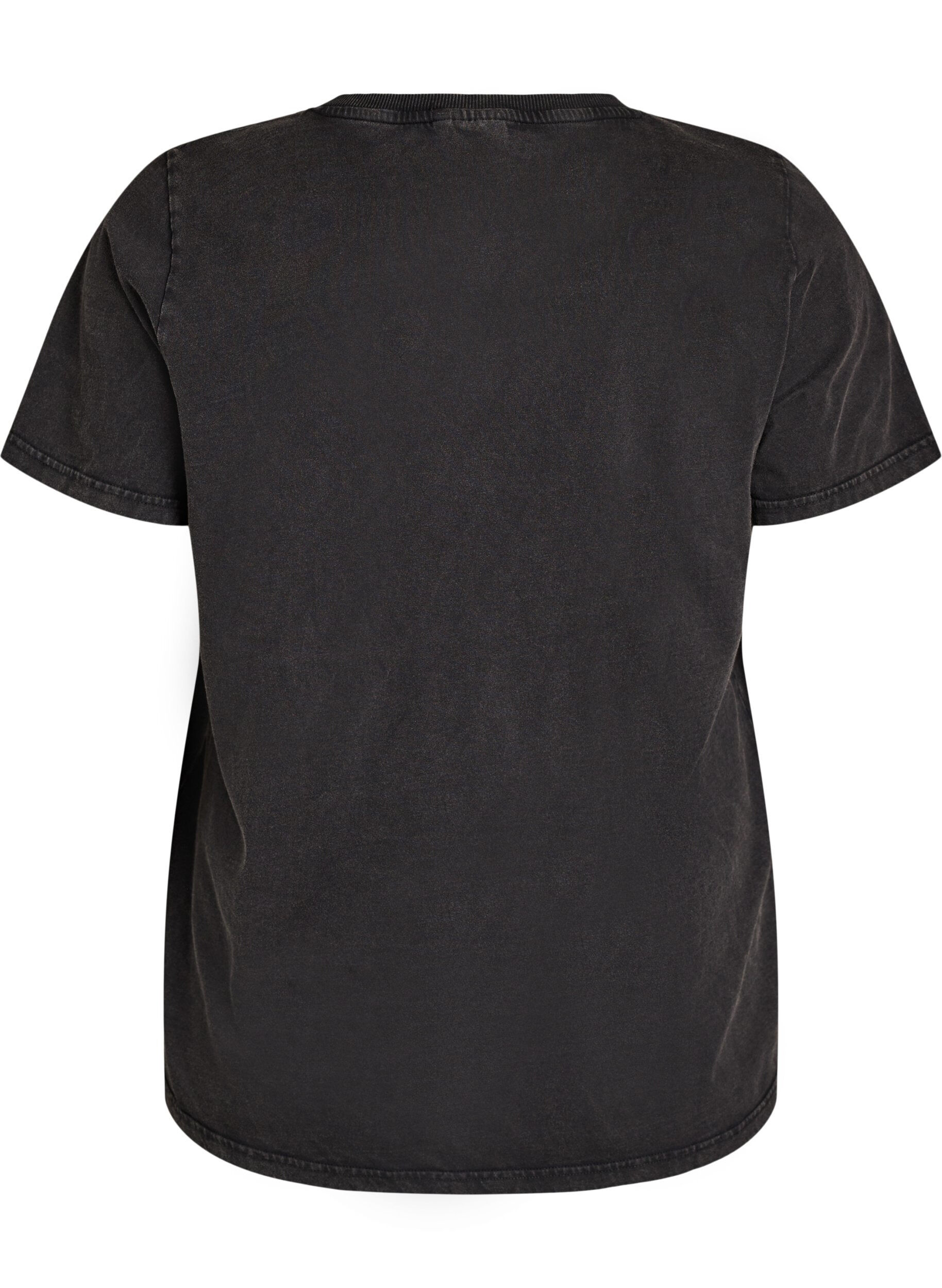 ZizziGrafik-T-Shirt aus Bio-Baumwolle, Schwarz, Packshot image number 1