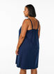 Midi-Tr&auml;gerkleid aus Bio-Baumwolle, Blau, Model image number 2