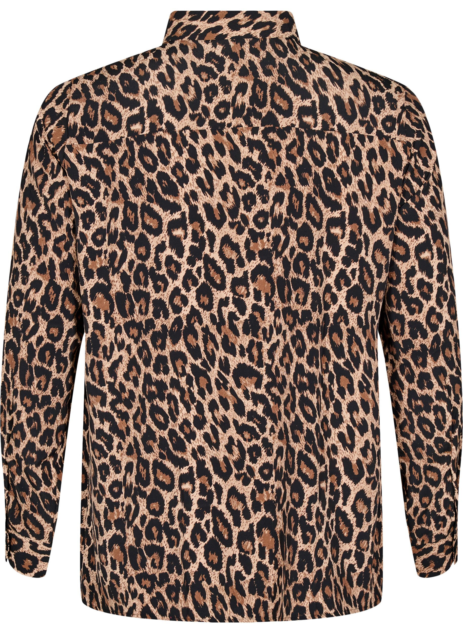 ZizziBluse mit Leopardenmuster, Braun, Packshot image number 1