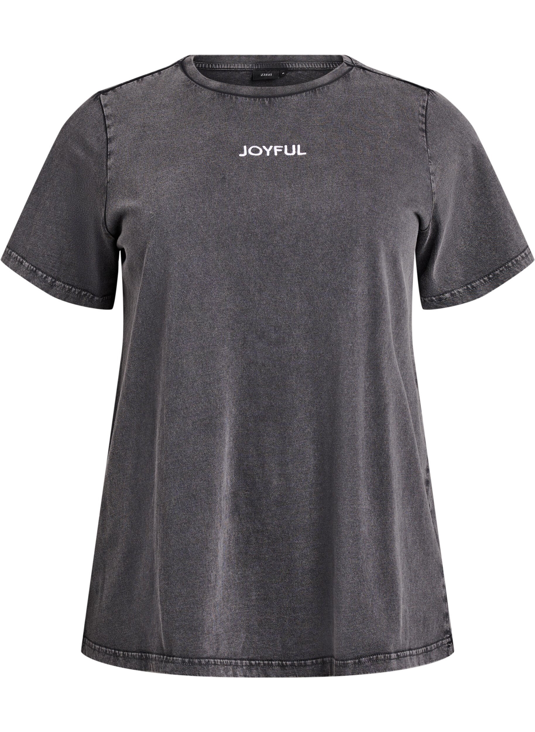 T-Shirt aus Bio-Baumwolle mit R&uuml;ckenprint