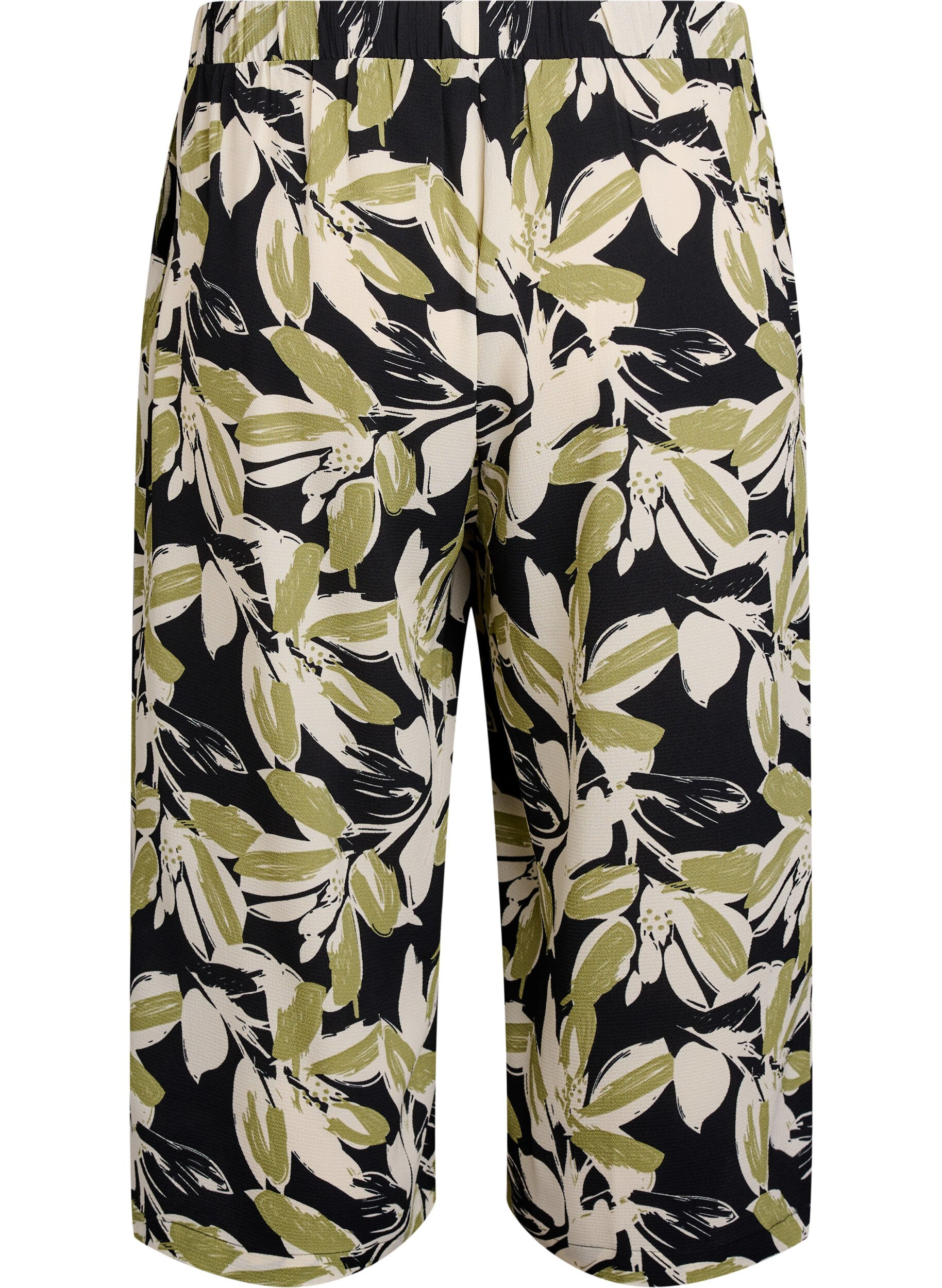 ZizziCulotte-Hose mit Print, Schwarz, Packshot image number 1