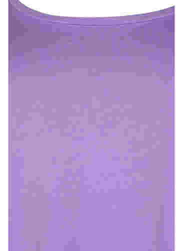 2er-Pack Basic-Bluse aus Baumwolle, Paisley Purple/Black, Packshot image number 2