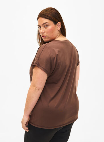 Kurzärmeliges Trainings-T-Shirt, Chocolate Martini, Model image number 1