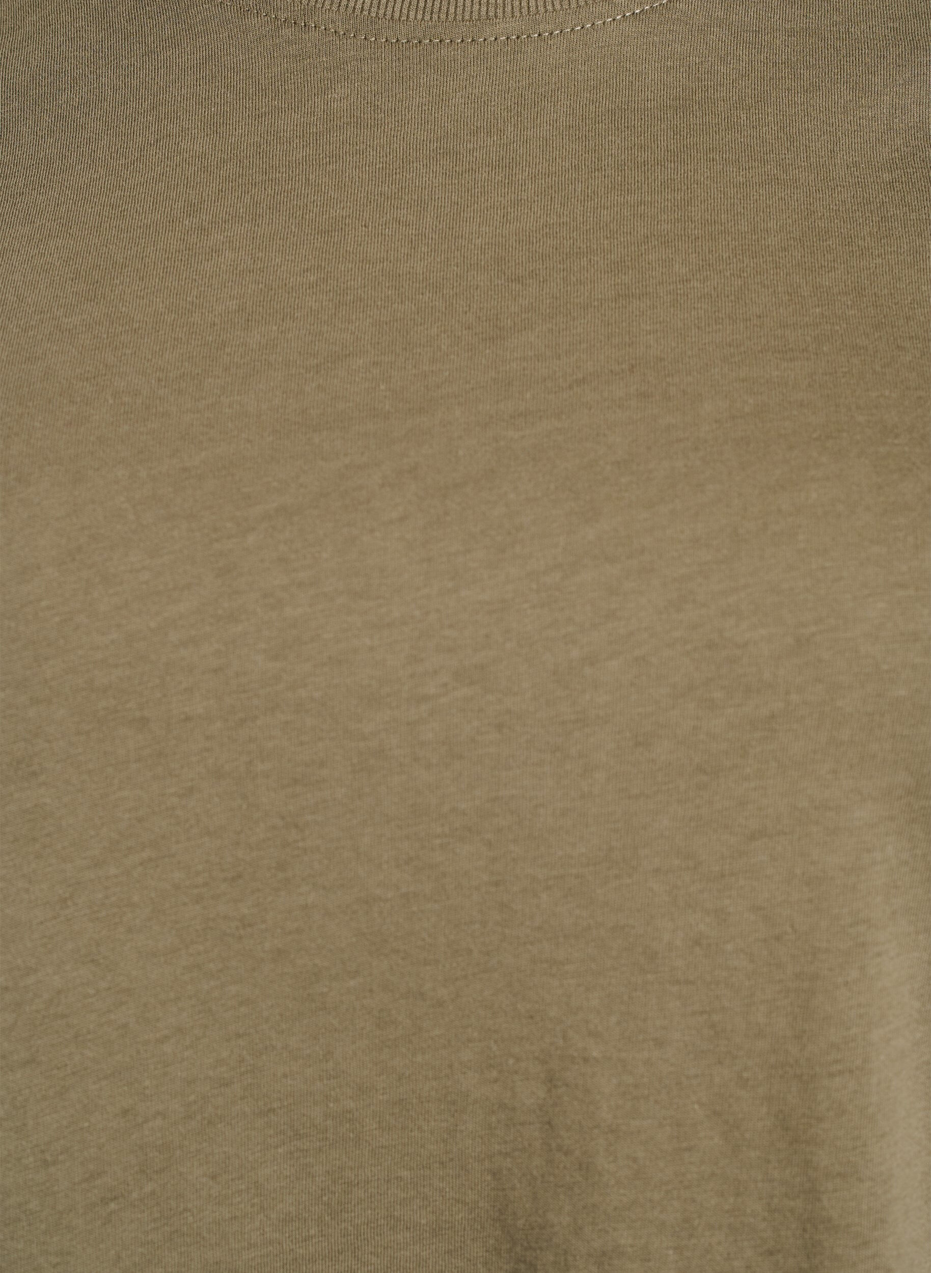 ZizziBasic-T-Shirt aus Baumwolle mit Rundhalsausschnitt, Gr&uuml;n, Packshot image number 2