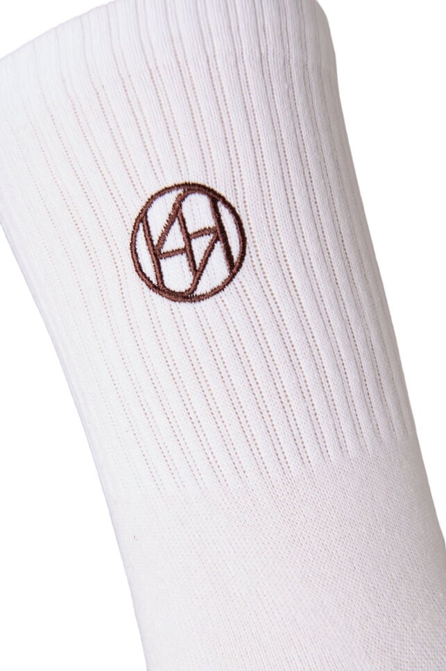 3er-Pack Sportsocken mit Logo, Braun, Packshot image number 3