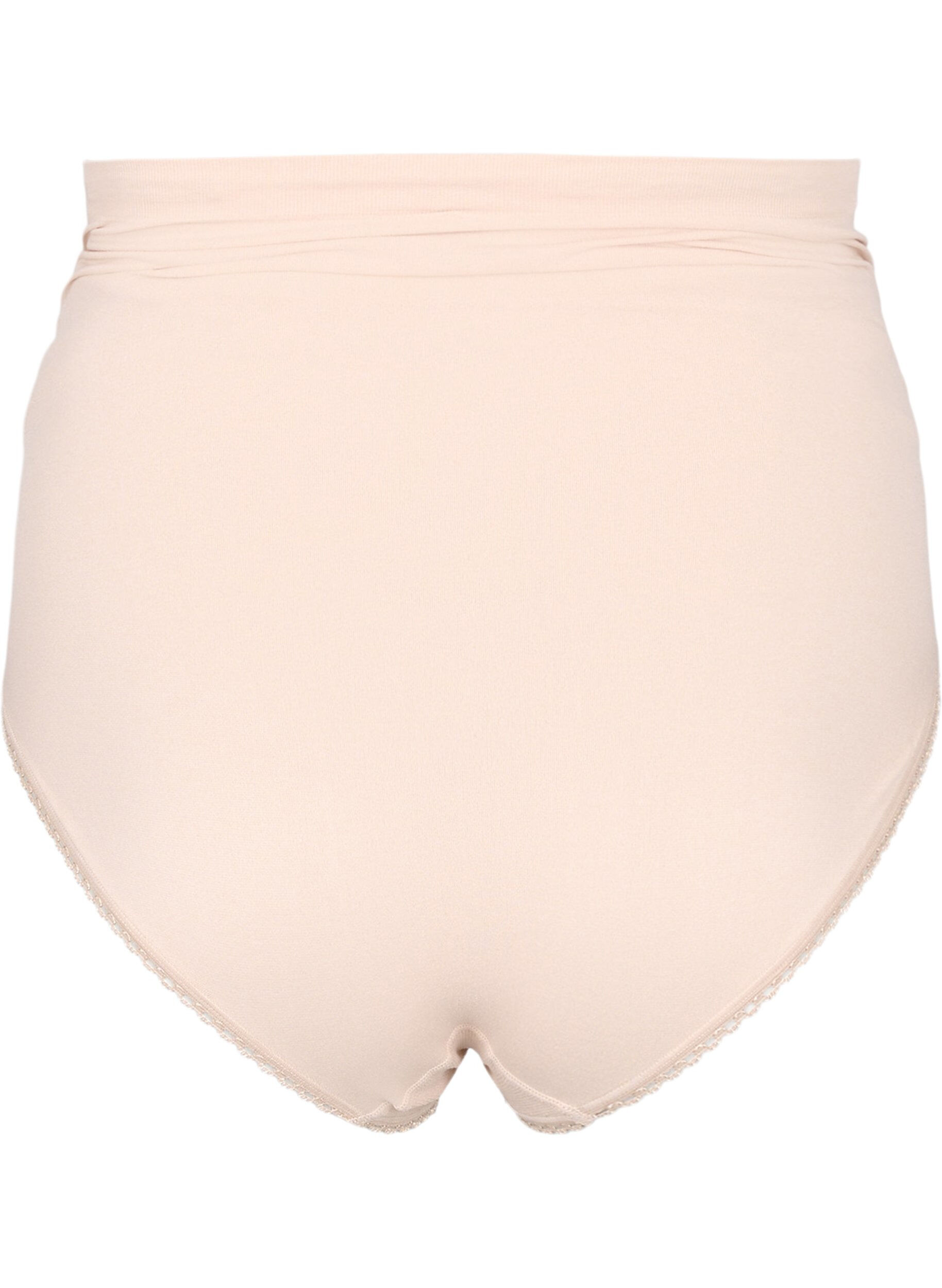 ZizziNahtlose Umstandsunterhose, Beige, Packshot image number 1