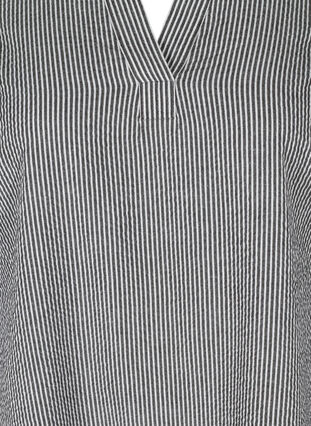 Gestricktes Baumwollkleid, Black Stripe, Packshot image number 2