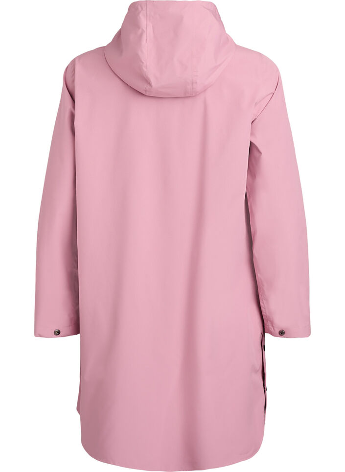 Regenjacke mit Taschen und Kapuze, Rot, Packshot image number 1