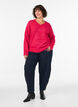 Pullover mit V-Ausschnitt, Pink, Model image number 1