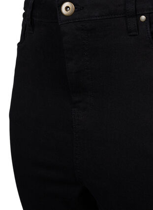 Hochtaillierte Bea-Jeans mit Super Slim Fit, Black, Packshot image number 2