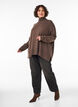 Rollkragenpullover mit lockerer Passform, Braun, Model image number 1