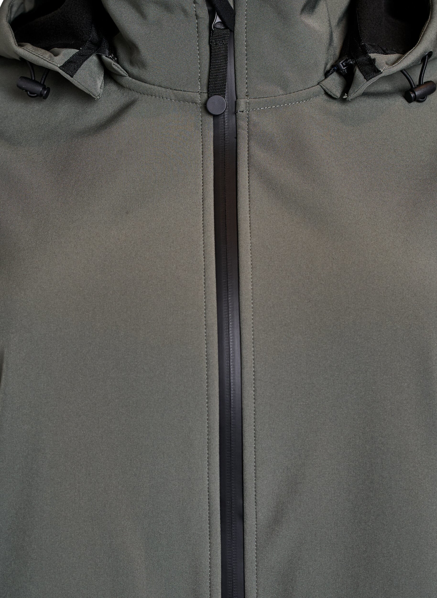 ZizziSoftshelljacke mit abnehmbarer Kapuze, Grau, Packshot image number 2