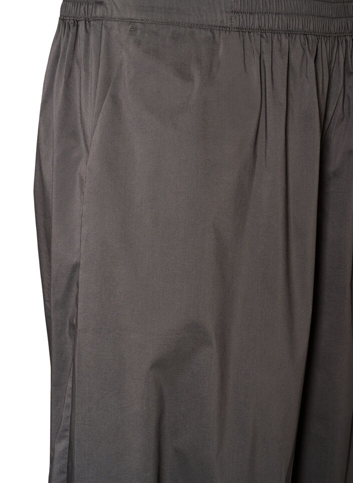 Ballonhose mit Taschen und elastischem Bund, Grau, Packshot image number 2