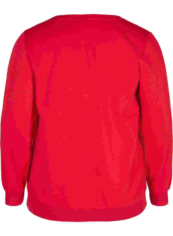 Weihnachts-Sweatshirt, Red Oh Deer, Packshot image number 1