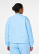 Sweatshirt mit hohem Kragen und langen &Auml;rmeln, Blau, Model image number 2