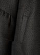 Boucl&eacute;-Jacke mit R&uuml;schendetails, Schwarz, Packshot image number 3