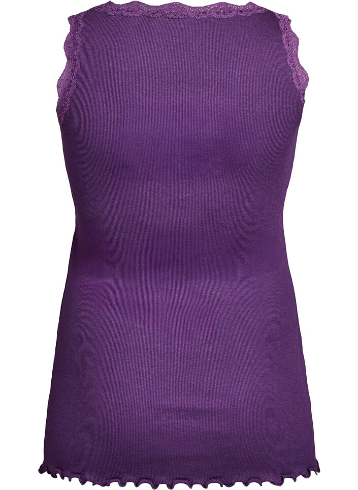 Spitzentop, Lila, Packshot image number 1