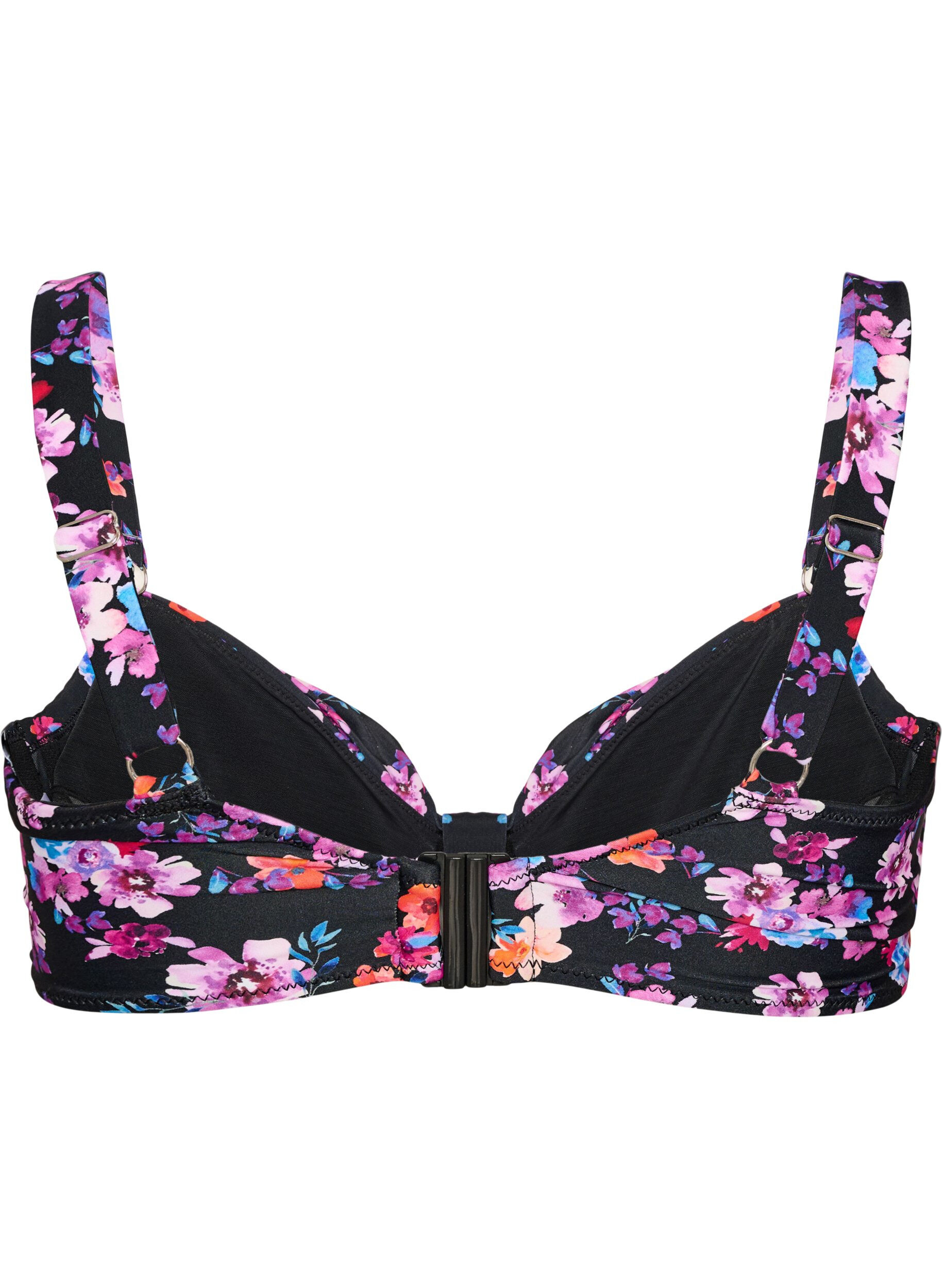 ZizziBikinioberteil mit B&uuml;gel und Muster, Lila, Packshot image number 1