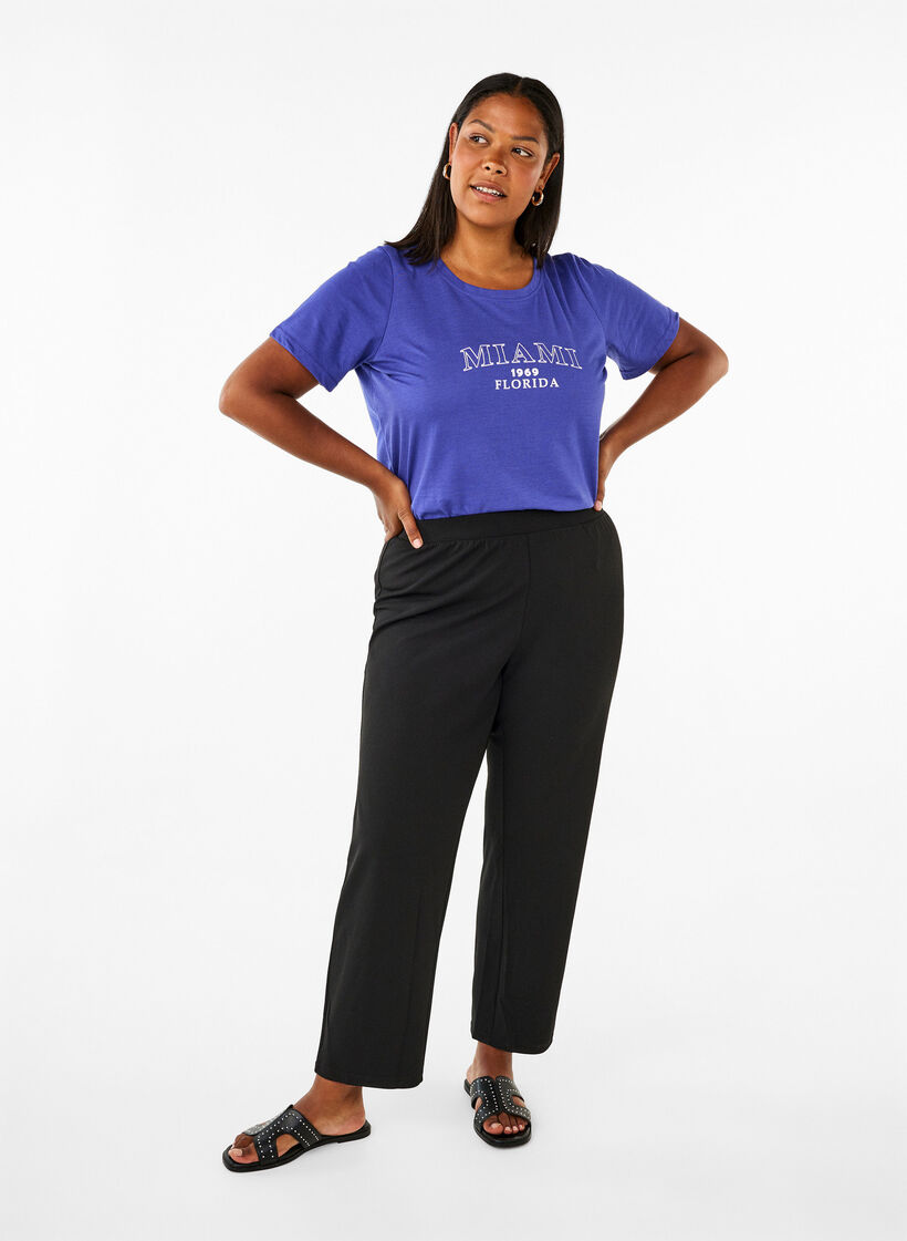 FLASH - T-Shirt mit Motiv, Royal Blue Miami, Model image number 2