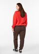 Sweatshirt mit Motiv auf der Vorderseite, Rot, Model image number 2