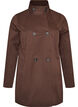 Fr&uuml;hlingsjacke aus wasserabweisendem Material mit A-Linie, Braun, Packshot image number 0
