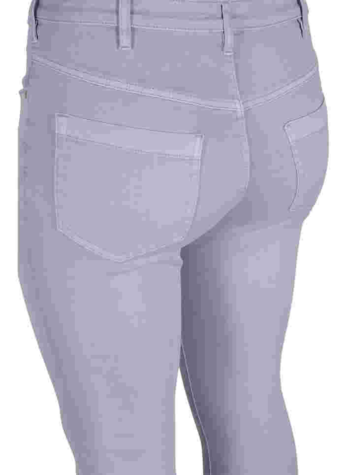 Super Slim Amy Jeans mit hoher Taille, Lavender, Packshot image number 3