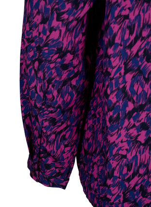 FLASH – Langärmlige Bluse mit Druck, Pink Blue AOP, Packshot image number 3